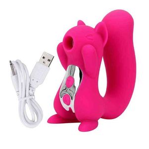 NXY Vibromasseurs Top Vente Multifonctionnel g Spot Sucer et Vibromasseur Écureuil Vibrant Sex Shop Jouet Clitoridien Femme 0104