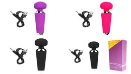 Nxy vibrators vibrador con recarga usb para mujer masajeador varita mgica potente dappel del cltoris y punto g juguetes sexua1698206