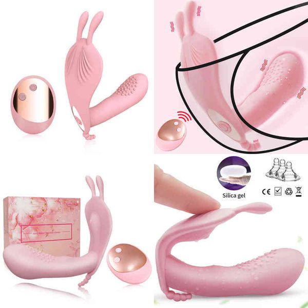 NXY Vibrateurs Vibrador De Conejo Con Control Remoto Para Mujer Consolador Utilisable Juguetes Sexuales Masajeador Punto g y Vagina Estimulador 220110