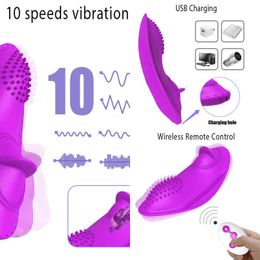 NXY Vibrators Vibrador Inalmbrico Control Remoto Para Mujer, Juguete Sexual El Cloris y Punto G, Nuevo 220414