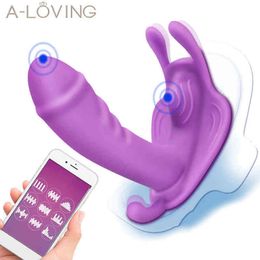 NXY Vibrators Vibadores Portátiles Para Mujeres Y Parejas, Consoladores, Mariposa, Juguetes Sexuales Mujeres, Clítoris, Bluetooth, Control Remoto, 1209