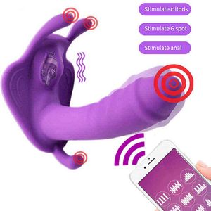 Nxy vibrators dragen dildo vlinder vibrator seksspeeltjes voor paar orgasme masturbator app draadloos externe vrouwen slipje 1119