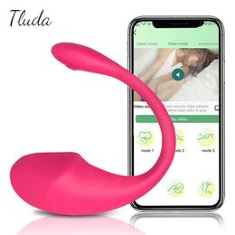 NXY Vibrators Draadloze Bluetooth G Spot Vibrator Voor Dames App Afstandsbediening Dragen Vibrerende Ei Vrouwelijke slipjes Seksspeeltjes Goederen Volwassenen 18 0407