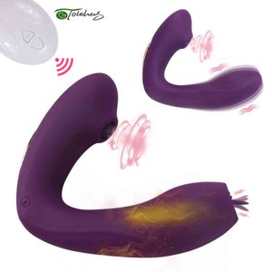 NXY Vibromasseurs sans fil Clit Sucker Stimulateur de clitoris Couples Gode Culotte Sucer et lécher Sex Toys Shop pour femmes adultes 18 1119