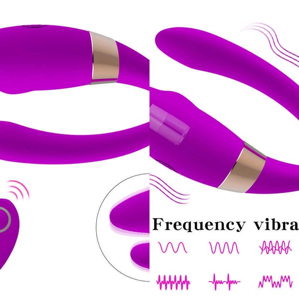 Nxy Vibrators Control remoto inalámbrico para parejas femeninas Share Vibe Double Vibrating g Spot Masaje del clítoris Juguete sexual para adultos Mujeres 230310