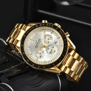 NY GM poignet pour les nouvelles montres pour hommes tous cadrans travail quartz montre la marque de haute qualité chronographe horloge masculine accessoires de mode en acier dbg mlb