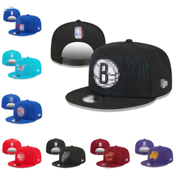 NY LA GM Basketball tricoté réglable ajusté Capflat Peak plein extérieur Sport Snapback Sports de plein air chapeaux mode DBG MLB