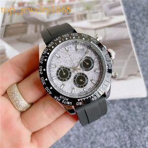 NY LA GM Brand Watch Men Multifunction Style Rubber Rieme Pols Wordt Kleine wijzerplaten kunnen werken R165 DBG