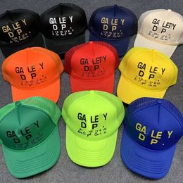 NY LA GM Designer Baseball Caps Trucker Peaked Hoge kwaliteit Letterprint Mode Hoed Duckbill Cap Mesh Ingelaten Luchtsport Verbergen tegen zonlicht DBG MLB