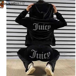 NY LA Juicy Apple Femme's Tracksuits VEET SUIT SUITS TOUPE Two Piece Jogging Set Velor Sweatshirt Pantal