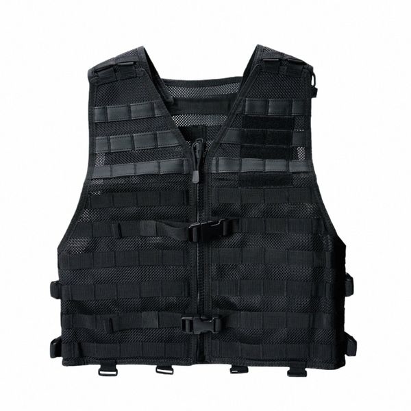 Nyl Gilet Tactique Formation Militaire Chasse Airsoft Police SWAT Sports de Plein Air CS Molle Gilet k2lI #