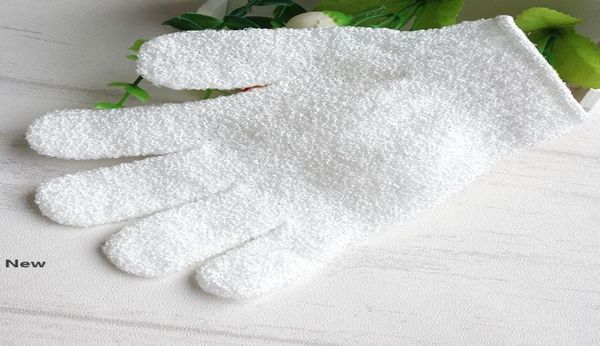 Gants de douche de nettoyage de corps en nylon exfoliant gant de bain cinq doigts gants de salle de bain gants de maison rra29169036027