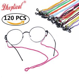 Lunettes de lecture de chaîne en nylon Cordeaux de cordon chaîne de verres de cordon 120pcs entières 12 Color Mix6665619