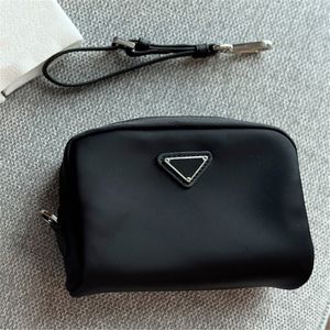 Nylon Ontwerpers Mini Make-up Tas Voor Vrouwen Zwarte Luxe Handtas Heren Cosmetische Tas Mode Toilettas Rits Waszakje Toilettas