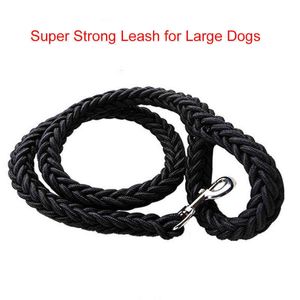 Laisse de harnais de chien en Nylon pour chiens de taille moyenne conduit l'entraînement des animaux de compagnie course à pied sécurité escalade laisses de chien fournitures de corde