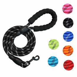 Nylon hond reflecterend touw Verstelbaar reflecterend harnas Labrador Franse Bulldog Trainingshonden Ketting Tractie Veiligheidsriemen