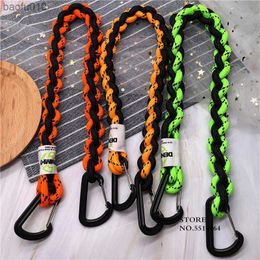 Nylon Fluorescerende Kleur Mobiele Telefoon Lanyard Geweven Korte Sleutelhanger Touw Voor Airpods Lanyard Tas Accessorie Diy Handgemaakte Hand Touw L230619