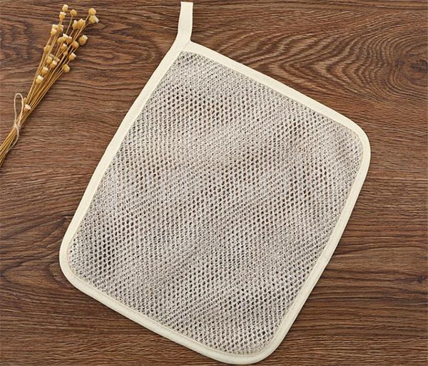 Nylon moussant Mesh Sac de nettoyage outils de douche de mousse de douche Sac en mailles de bulle facile de948