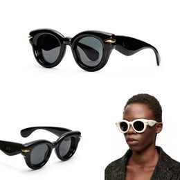 Nylon opblaasbare ronde zonnebril Opgeblazen ronde zonnebril van nylon Designer gepersonaliseerde opblaasbare zonnebril Lunettes de soleil rondes goflables en nylon