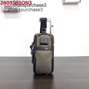 Nylon Herenborst TUUMIIs Designer Ballistische Rugzaktas 2603585on3 Zakelijk Reizen Borstrugzak Lente/Zomer Nieuwe Mode Eén Schouder Crossbody 2TR2