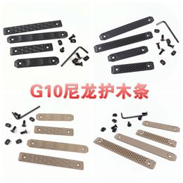 Nylon MLOK beschermende houtsnipper honingraat zandduin beschermend hout Popper matrix G10 beschermende houtstrip