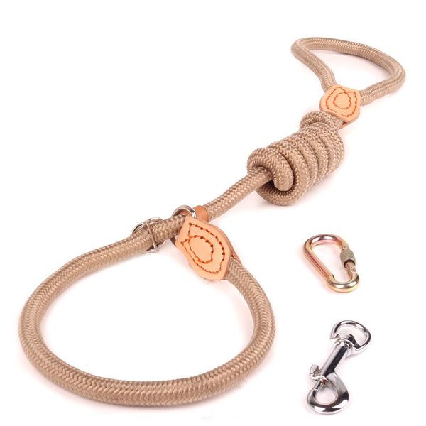 Nylon P chaîne chien accessoires colliers harnais laisse laisse harnais couture cuir Traction corde formation produits pour animaux de compagnie laisses