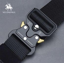 Nylon Tactical Belt Military High Quality Men039s Training Training Belt Metal Multifonctional Buckle Outdoor Battle Sports Alloy 2112151080176