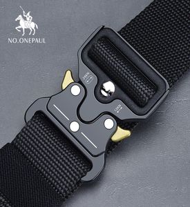 Nylon Tactical Belt Military Hoge kwaliteit MEN039S Training Metal Multifunctionele Buckle Outdoor Battle Sports Alloy 2204117431288