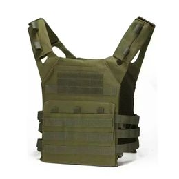 Nylon tactisch vest Body Armor jagen Airsoft Accessoires Combat Molle Camo Militair Leger Vest 240507