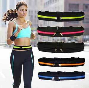 Nylon taille pack Men dames mode multifunction fanny pack bum tassen heup geld riem reizen voor mobiele telefoon tas universex3226400