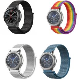 Sangle de bande de montre en nylon pour Samsung Galaxy Watch Active 2 STRAP 40mm 44 mm Correa Gear S3 3 45 / 41mm 20 mm 22 mm Bracelet