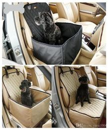 Nylon impermeable perro mascota bolsa de coche portadores bolsas de almacenamiento esteras cestas cómodos asientos para mascotas cubierta de asiento elevador de coche para mascotas Outdoo9178579