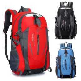 Sac à dos de voyage étanche en nylon Men d'escalade sacs de randonnée sac à dos extérieur sac à école de sport femmes 40l 240520