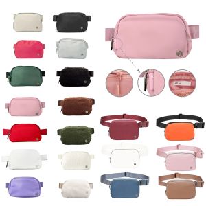 Sport en plein air Lululemens Femmes Designer Sac Homme Fanny Pack Polaire Bumbag Poitrine Bandoulière Ceinture Sac Luxurys Sac à main Bourse Gym Yoga Fourre-tout Hommes Épaule Nylon Sacs de taille