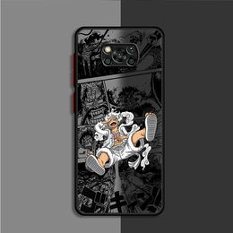 O-One Piece-Luffys Phone Case voor Xiaomi Poco X3 X3 NFC X3 Pro F3 M5 M5S X4Pro 5G X4 GT C40 X5Pro 5G Mat Armor Cover