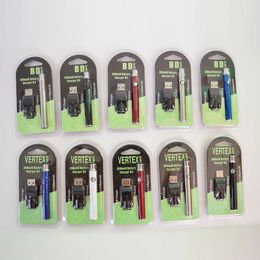 Vertex Vape Stylo batterie VV 510 filetage 350MAH 3.4V-4.0V Blister Patteries de préchauffage pour Vapes Tanks à cartouches d'huile E Cigarettes