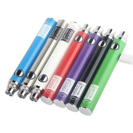 O pen Vape batteries UGO-V II 650 900mah Evod 510 fil batterie micro USB Passthrough Charge avec câble vaporisateurs e cigs