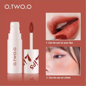 O.TWO.O 18 couleurs brillant à lèvres velours mat rouge à lèvres imperméable résistant à la sueur sans marquage correcteur liquide longue durée 216 pièces/lot DHL