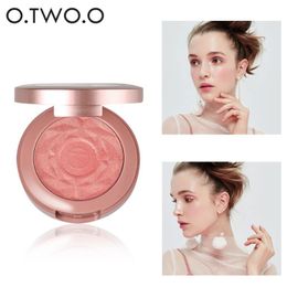 O.TWO.O Face Blusher Powder Rouge Make-up Cheek Blusher Poeder Mineralen Paletten Blusher Brush Palette Cream Natural Blush