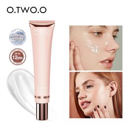 O.TWO.O Face Primer Make Up Base Base Primer Maquillaje Control de aceite Hidratante Cara Suavizante Cosméticos transparentes maquiagem