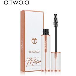 O.TWO.O Mascara Waterdicht 4D Zijde Fiber Curling Volume Washes Dikke verlenging Nourish Wimper Extension 10 stks / partij