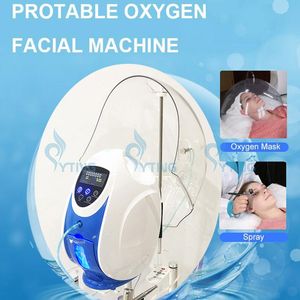 O2toDerm 2 en 1 Masque à oxygène pour le visage Jet Oxygen Spray Rajeunissement de la peau Machine de soins du visage pour une utilisation Salo