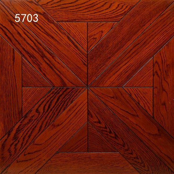 Pisos de madera dura de roble superficie acabada de color rojo parquet de madera decorativa para el hogar marquetería efecto de papel tapiz productos de madera alfombras azulejos hechos a mano de ingeniería de alta gama