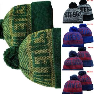 Oakland Beanie als North American Baseball Team Side Patch Winter Wool Sport Gebreide hoed Skull Caps