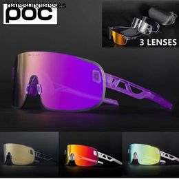 Oakleiess POC New Elicit Clarity Glasses Buitensporten Fietszonnebrillen UV-bestendige zonnebrillen