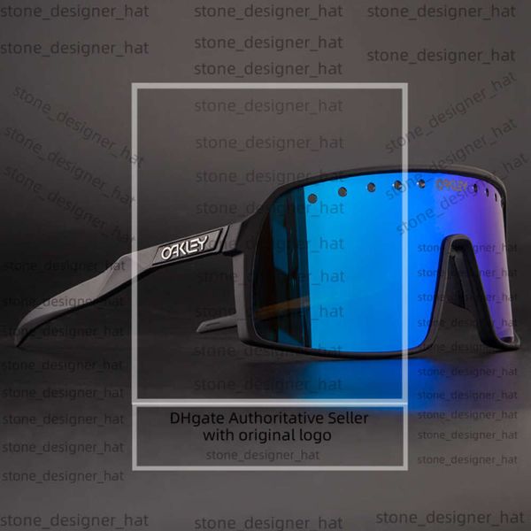 Lunettes de soleil Oaklies Running Fishing Women Sport Road Bike Okakley Sunglasses UV400 Lunes à cycle sans bord