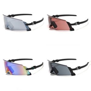 Oakly VTT Sports Lunettes de soleil de cyclisme en plein air Coupe-vent UV400 polarisant Lunettes pour hommes et femmes Vélo électrique Protection des yeux avec boîte PV