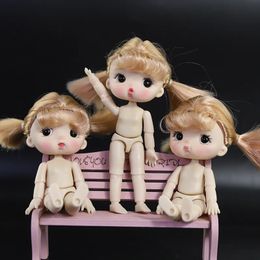OB11 Body Doll 3d Eyes 12cm 12 ROVABLE JOINT JOINT CUT EXPRESSION GILLE NUDE BJD ACCESSOIRES DE TOY