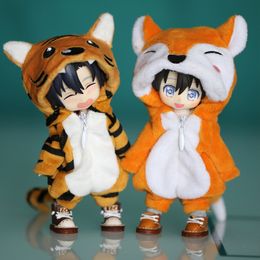 OB11 Animal mignon Animal Monster Doll Tiger, Panda, Wolf Clothes for Ob11, Obitsu 11, Molly, GSC, 1/12 BJD Doll Accessories