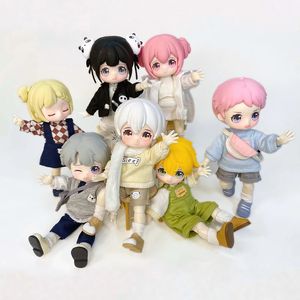 OB11 NAGI série maternelle mobile 1/12 Bjd tête détachable poupées figurines modèle poupées Anime Kawaii Surprise jouets pour fille 240308